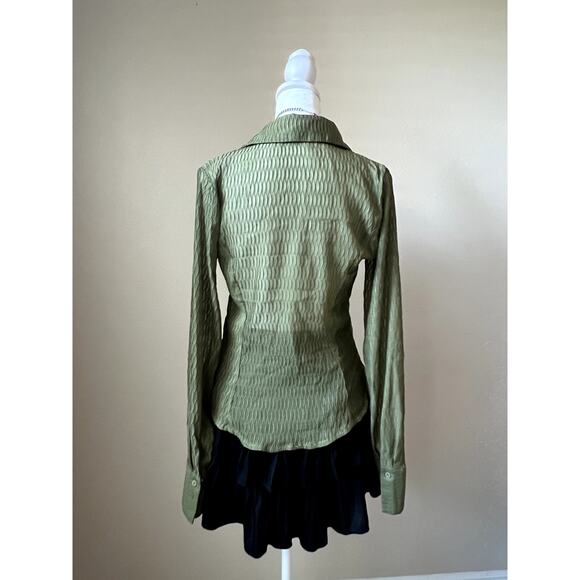 Fashion Nova Sheer Mesh Blouse - Picture 4 of 5